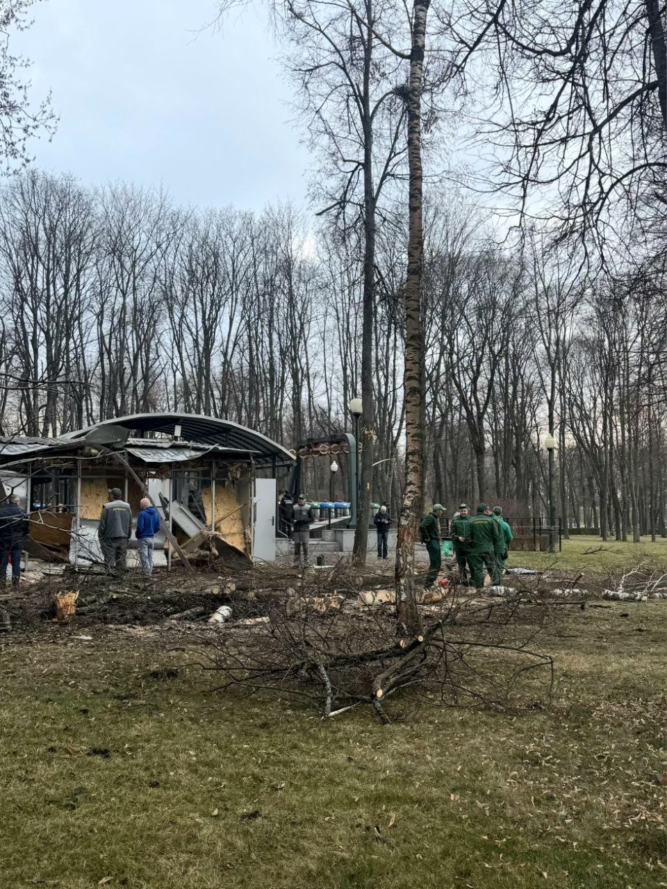 Обстріл Харкова: російський «шахед» вибухнув у Центральному парку