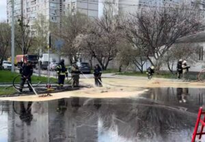 Російський безпілотник пошкодив у Харкові резервуар з меляcою - небезпеки немає