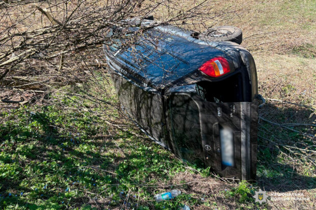 ДТП на Берестинщині: водійка втратила керування, травмувалися четверо