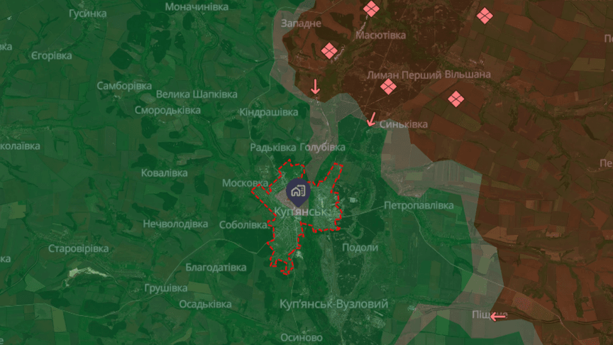 Росіяни знову намагаються прорватись до Куп’янська через газові труби