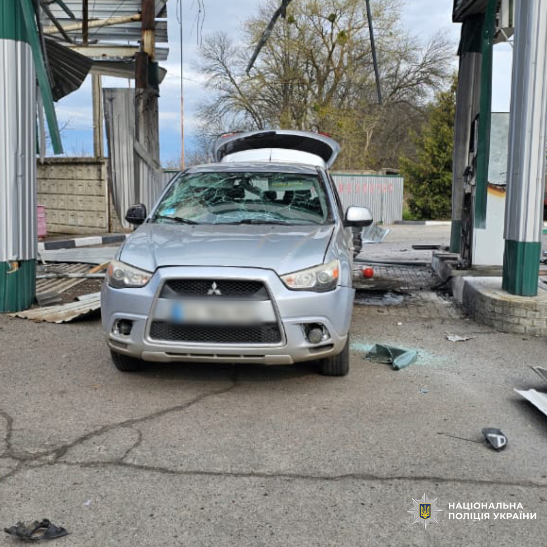 Авіаудар по Богодухову 20 квітня: троє поранених на АЗС