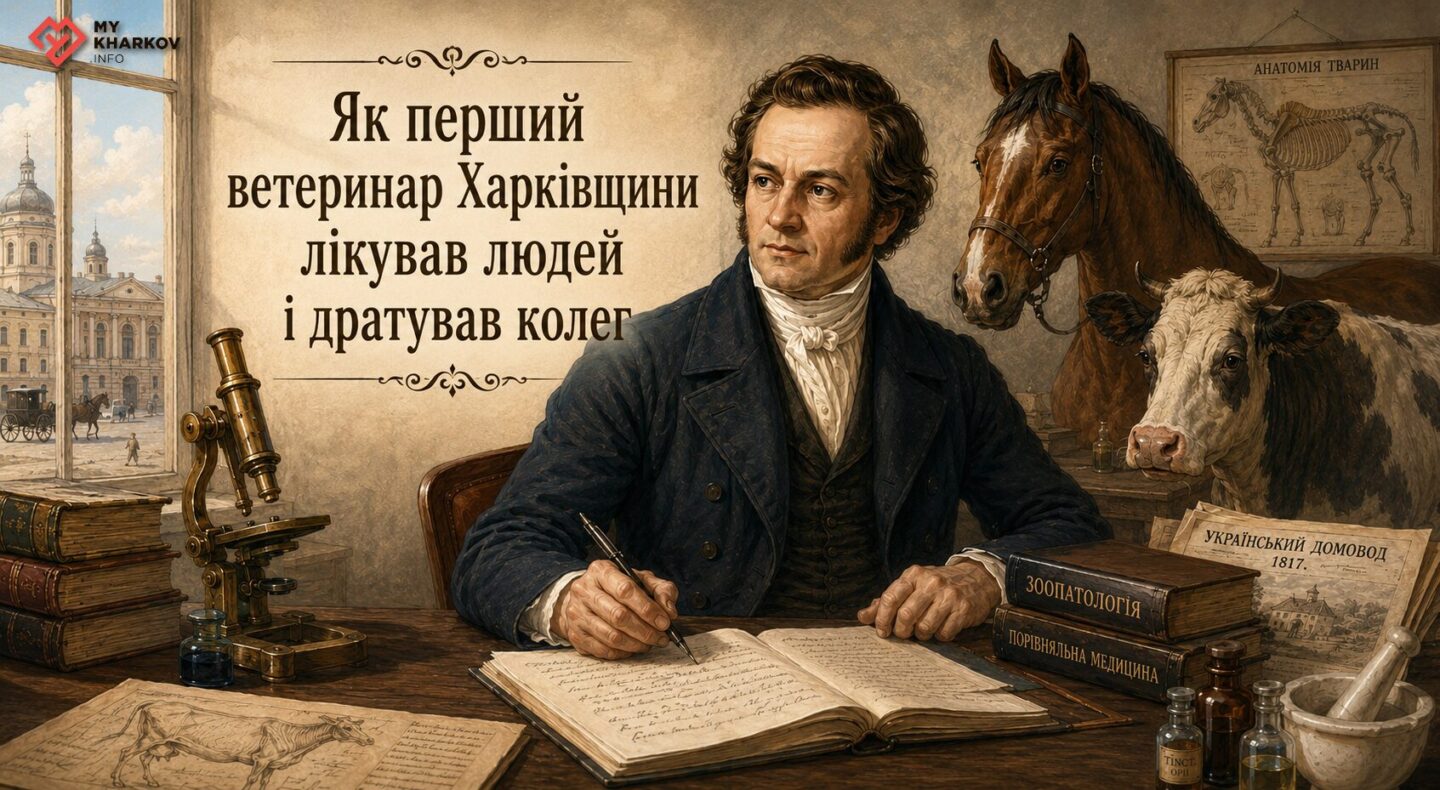 Професор із важким характером: як перший ветеринар Харківщини лікував людей і дратував колег