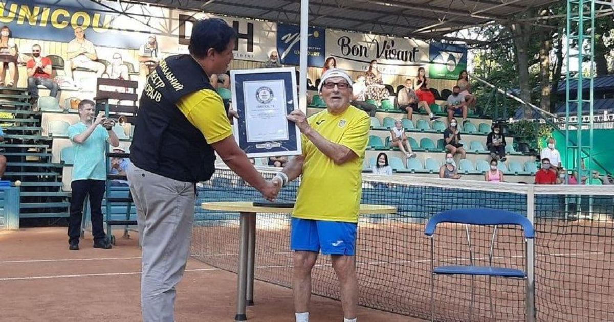 Найстаріший тенісист світу харків’янин Леонід Станіславський