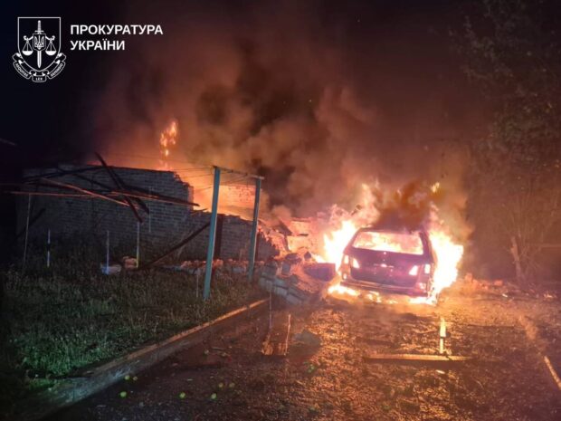 Російський БпЛА вдарив по Богодухову: постраждали п’ятеро людей