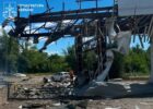 Росіяни двічі атакували АЗС у Дергачах: є постраждалі
