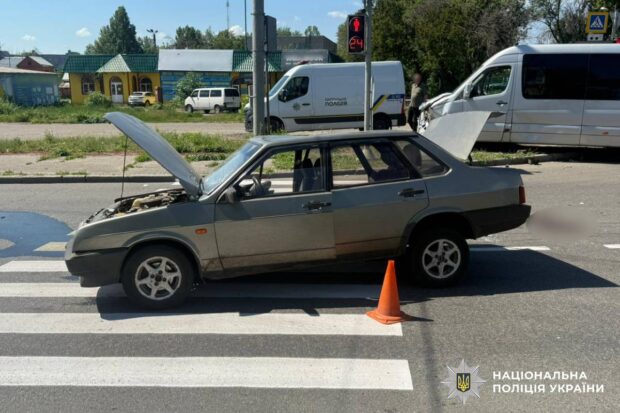ДТП на проспекті Героїв Харкова: 6 постраждалих, серед них 3 дитини
