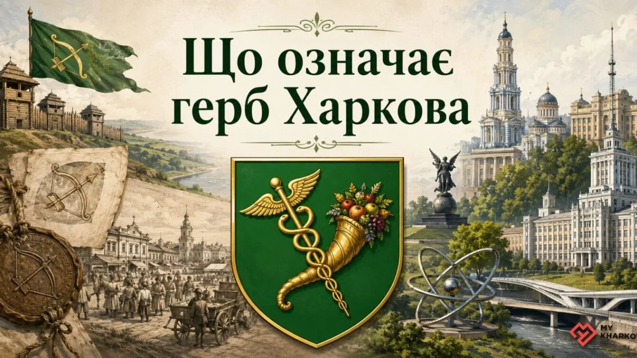 Від лука до кадуцея: що означає герб Харкова