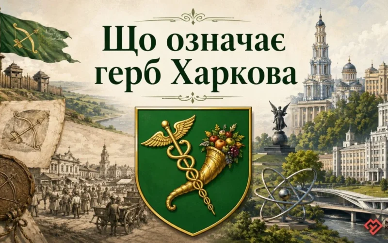 Від лука до кадуцея: що означає герб Харкова