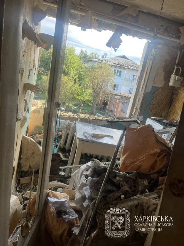 Внаслідок російського ракетного удару по селищу Золочів на Харківщині пошкоджено понад 30 будинків, є постраждала
