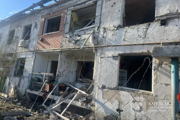 Внаслідок російського ракетного удару по селищу Золочів на Харківщині пошкоджено понад 30 будинків, є постраждала