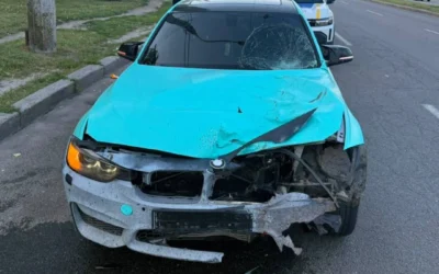 У Харкові п’яний 18-річний водій BMW на смерть збив чоловіка на самокаті