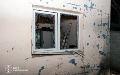 Атака БпЛА на Київський район Харкова: пошкоджено чотири будинки, постраждала літня жінка