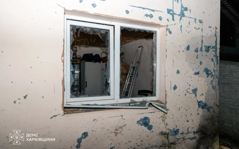 Атака БпЛА на Київський район Харкова: пошкоджено чотири будинки, постраждала літня жінка