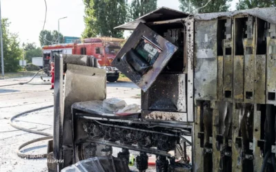 Російський удар по АЗС у Харкові: загинула жінка, ще 5 людей постраждали (фото)