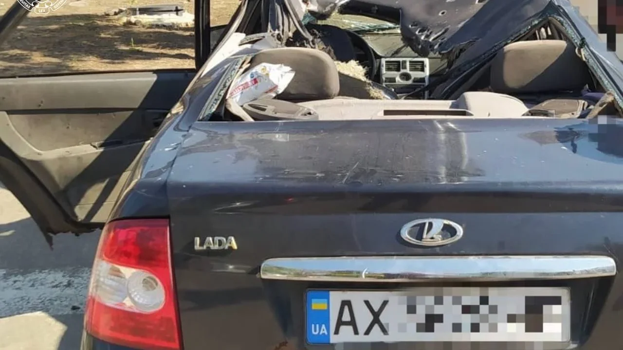 На Харківщині російський FPV-дрон вдарив по авто: постраждав чоловік