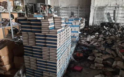 “КСД” показало наслідки удару по складу на Харківщині: під загрозою 300 тисяч книжок (відео)