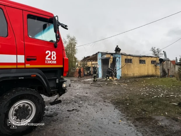 Внаслідок російського авіаудару по Ізюму поранено трьох людей