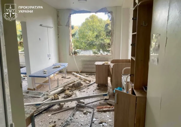 У Харкові внаслідок удару по поліклініці постраждали п’ятеро людей: росіяни застосували «Бандероль» 
