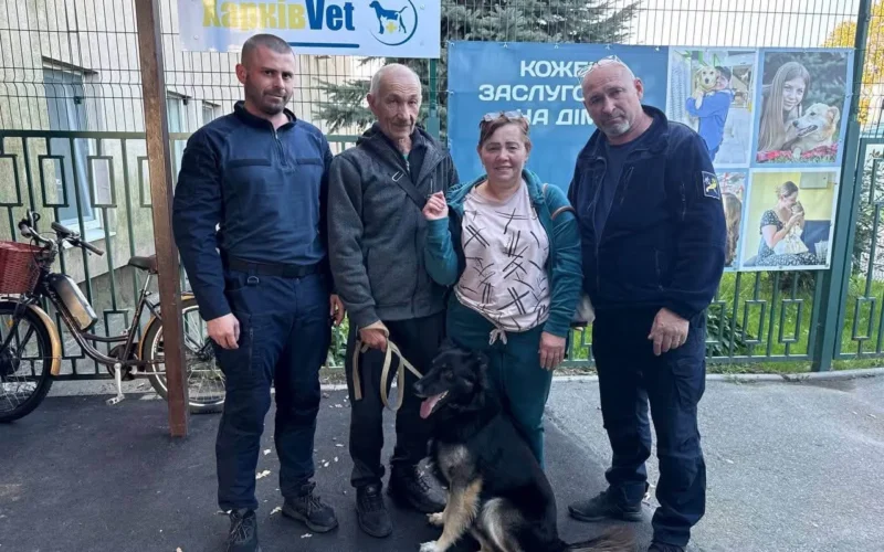 Переселенцям із Великого Бурлука знайшли будинок у Харкові, щоб вони змогли забрати з притулку собаку (фото)