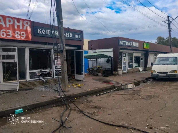Ракетний удар по ринку в Лозовій: двоє загиблих та понад 30 поранених 